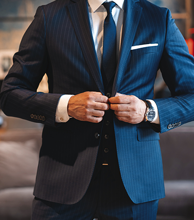 La coupe du costume croisé